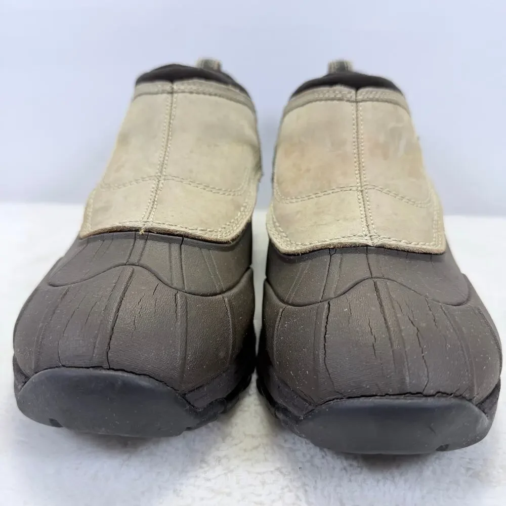 L.L. Bean Storm Chaser Slip On Duck Boots Tek 2.5 Brown Mens Size 7